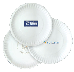 branded paper plates